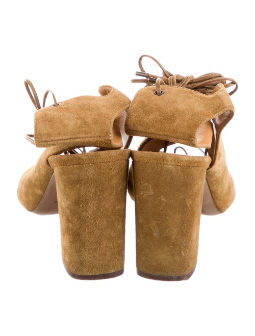 Saint Laurent Suede Gladiator Sandals