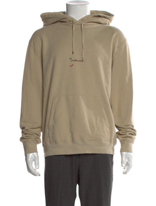Saint Laurent 2021 Signature Logo Hoodie