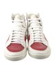 Saint Laurent Leather Colorblock Pattern Sneakers