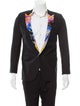 Saint Laurent Surf Sound Palm Tree Sequin-Embellished Blazer
