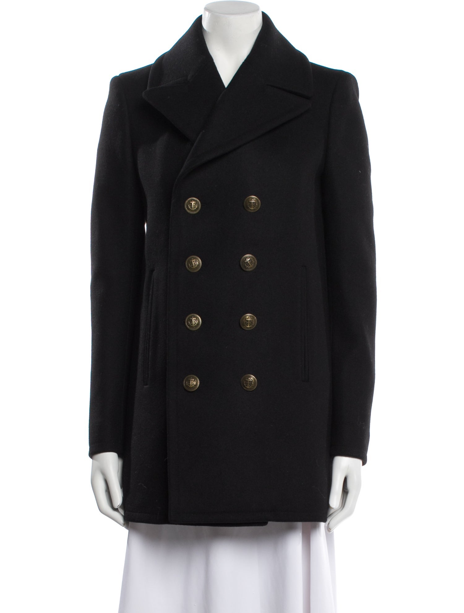 Saint Laurent 2019 Virgin Wool Peacoat