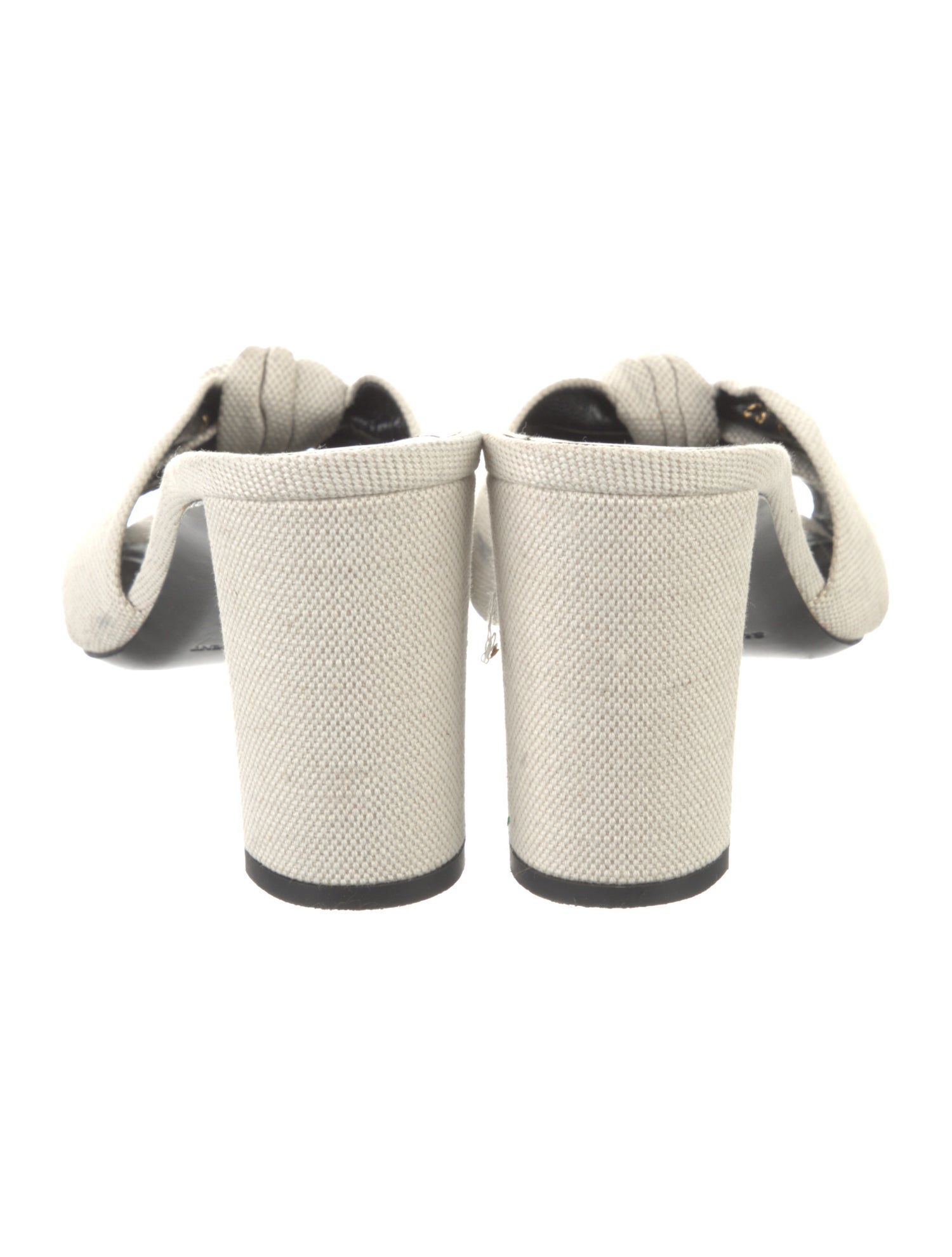 Saint Laurent Canvas Slides