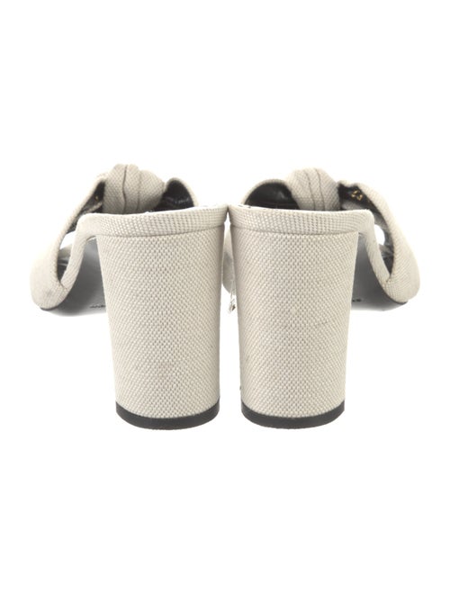 Saint Laurent Canvas Slides