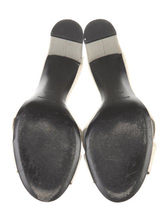 Saint Laurent Canvas Slides