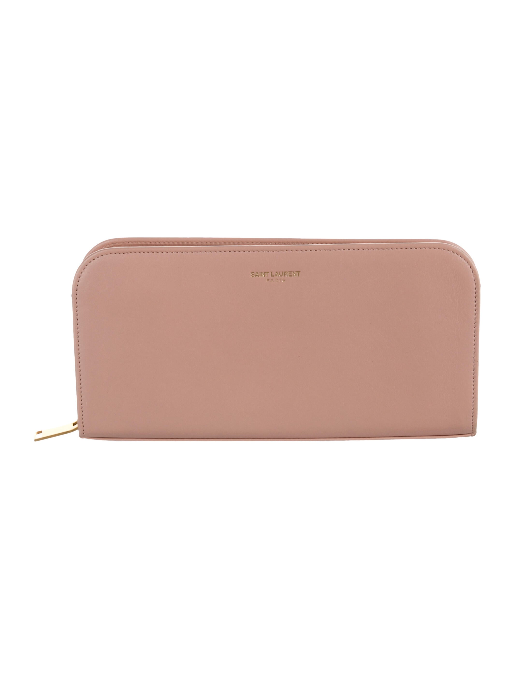 Saint Laurent 2014 Zip Around Continental Wallet Leather Continental Wallet