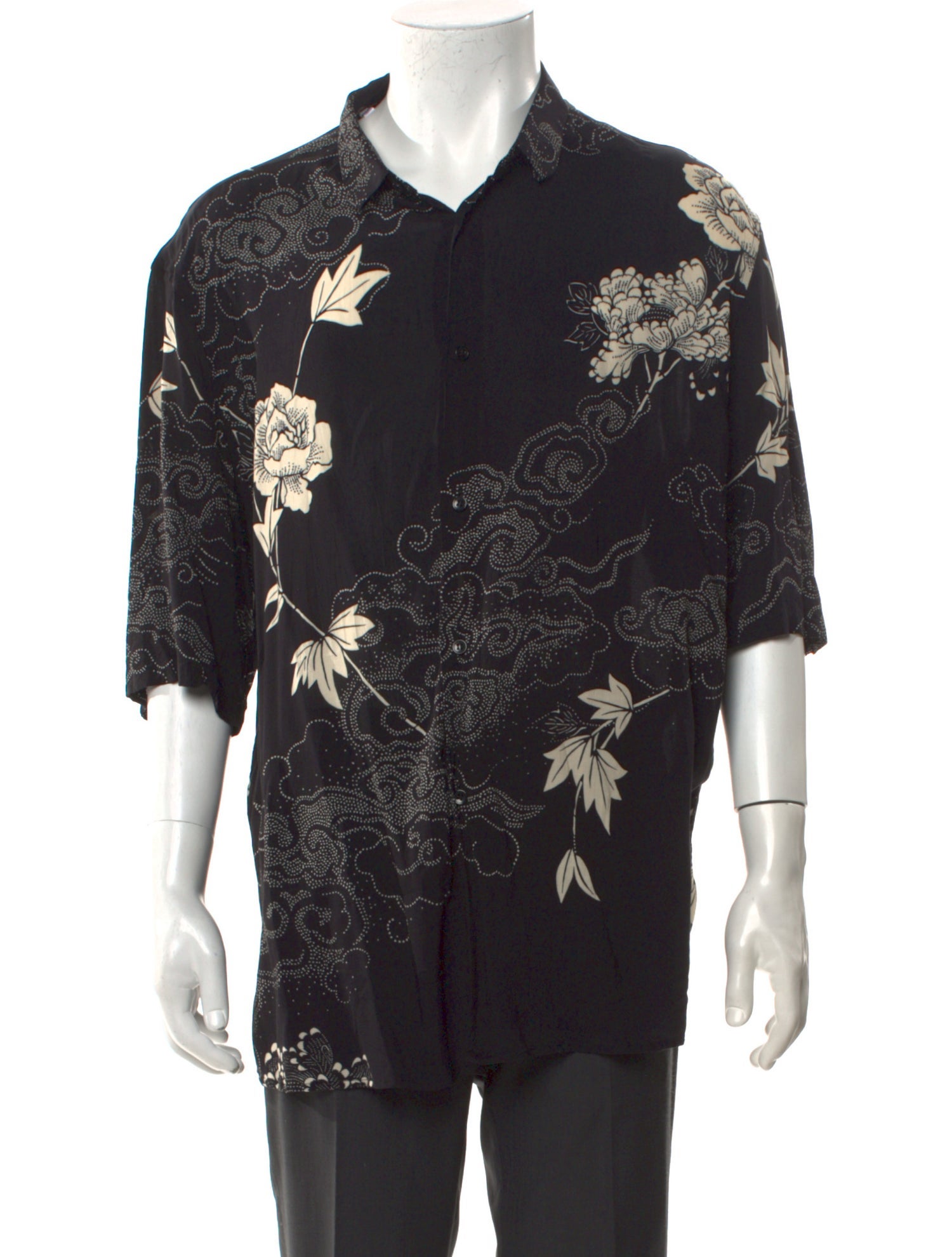 Saint Laurent 2021 Floral Print Shirt