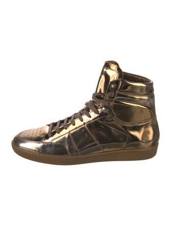 Saint Laurent Patent Leather Sneakers
