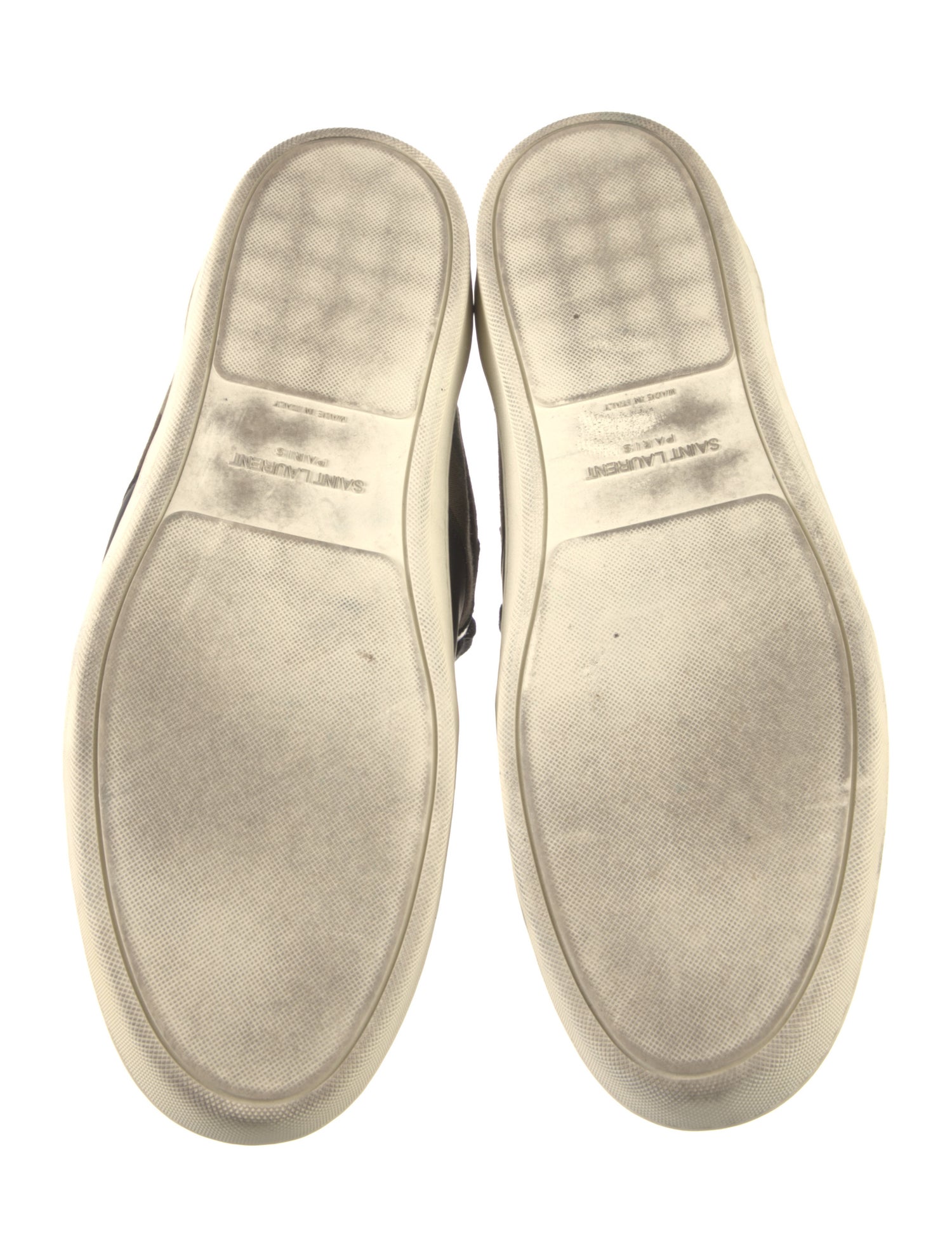 Saint Laurent Canvas Camouflage Print Sneakers