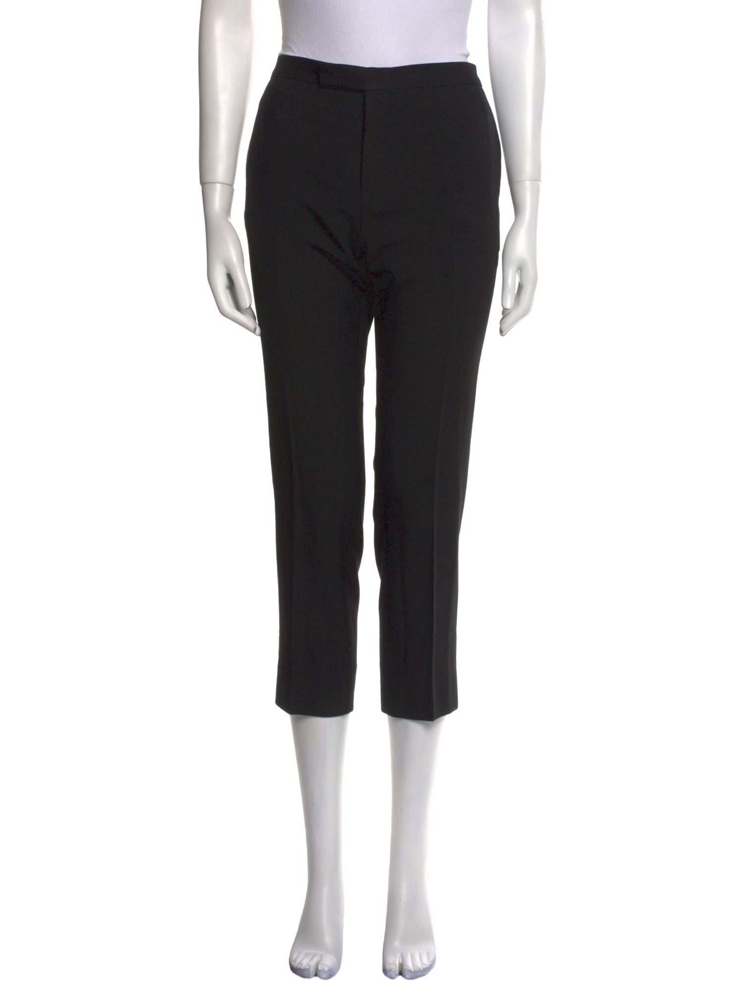 Saint Laurent Virgin Wool Straight Leg Pants