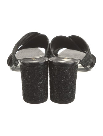 Saint Laurent Glitter Slides