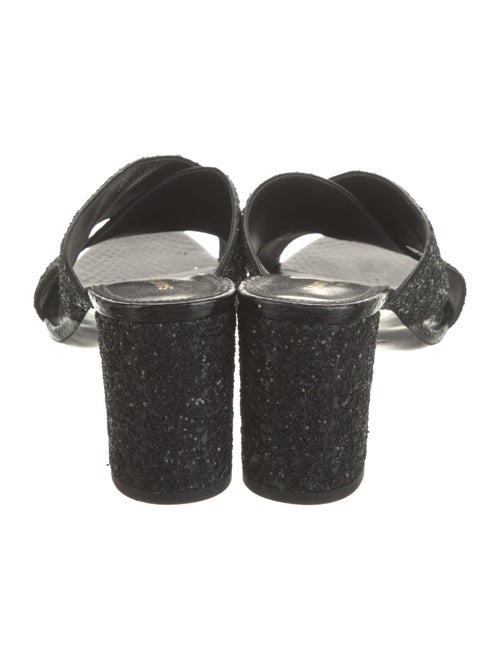 Saint Laurent Glitter Slides