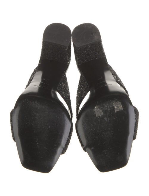 Saint Laurent Glitter Slides