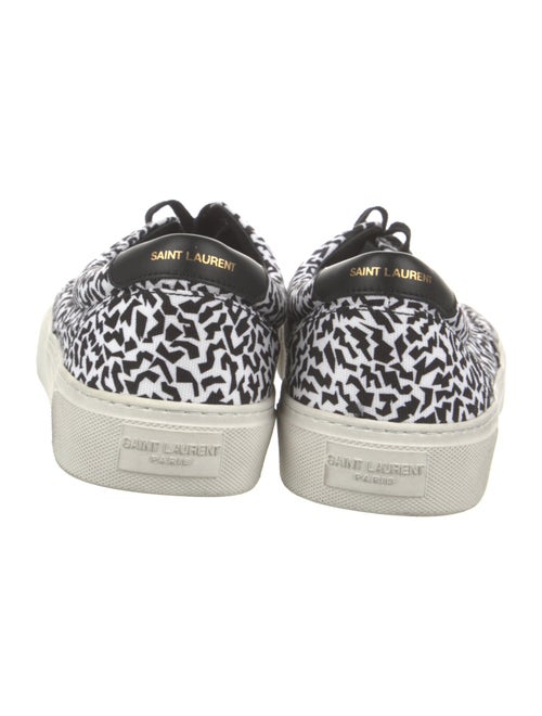 Saint Laurent Canvas Printed Sneakers