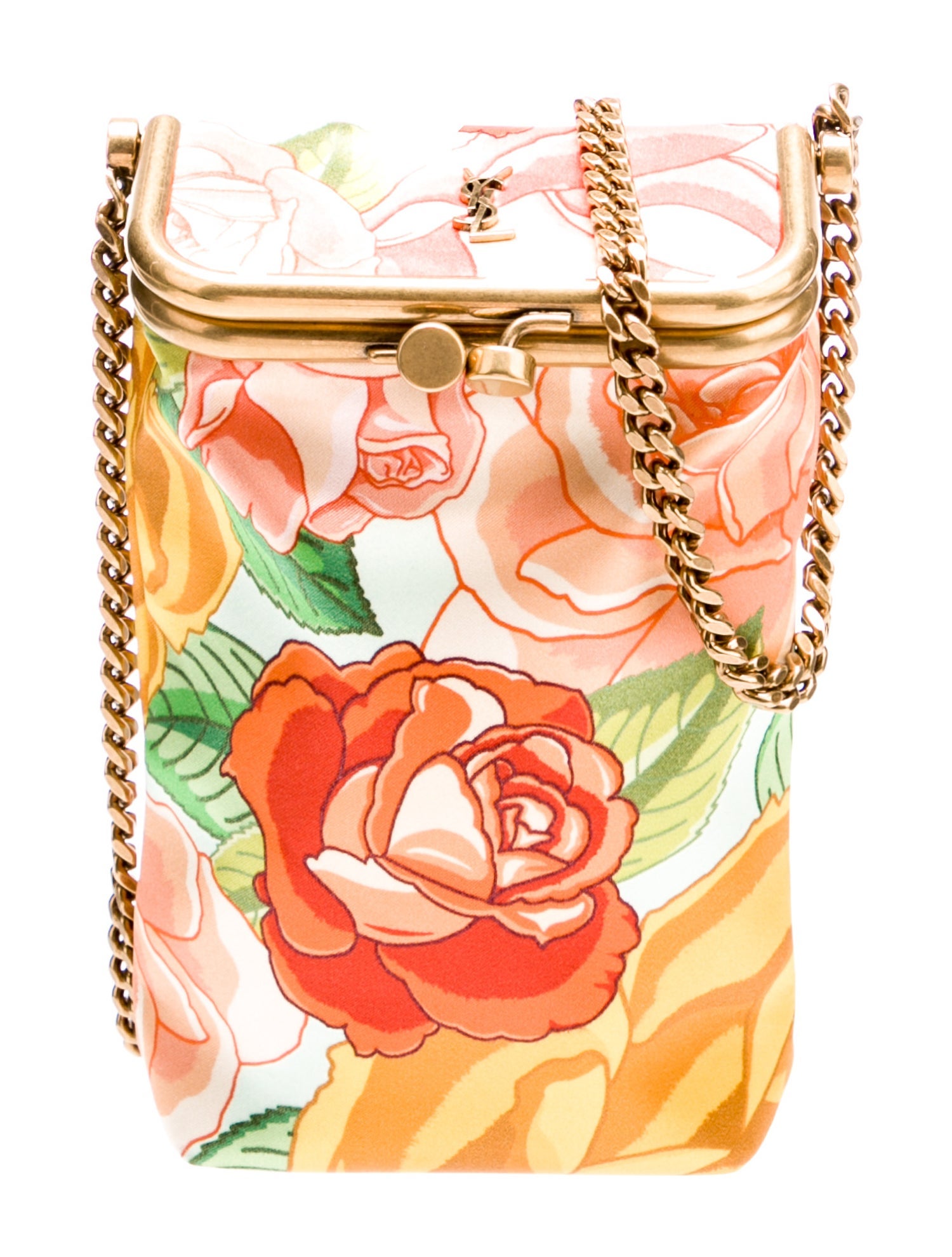 Saint Laurent Satin Crossbody Bag