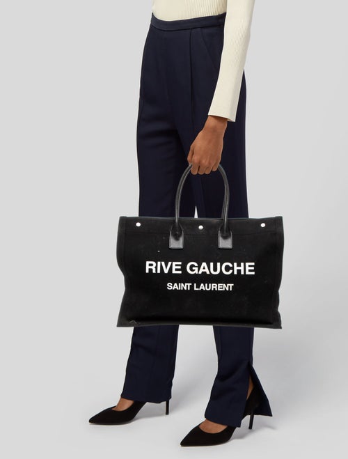 Saint Laurent Canvas Rive Gauche Large