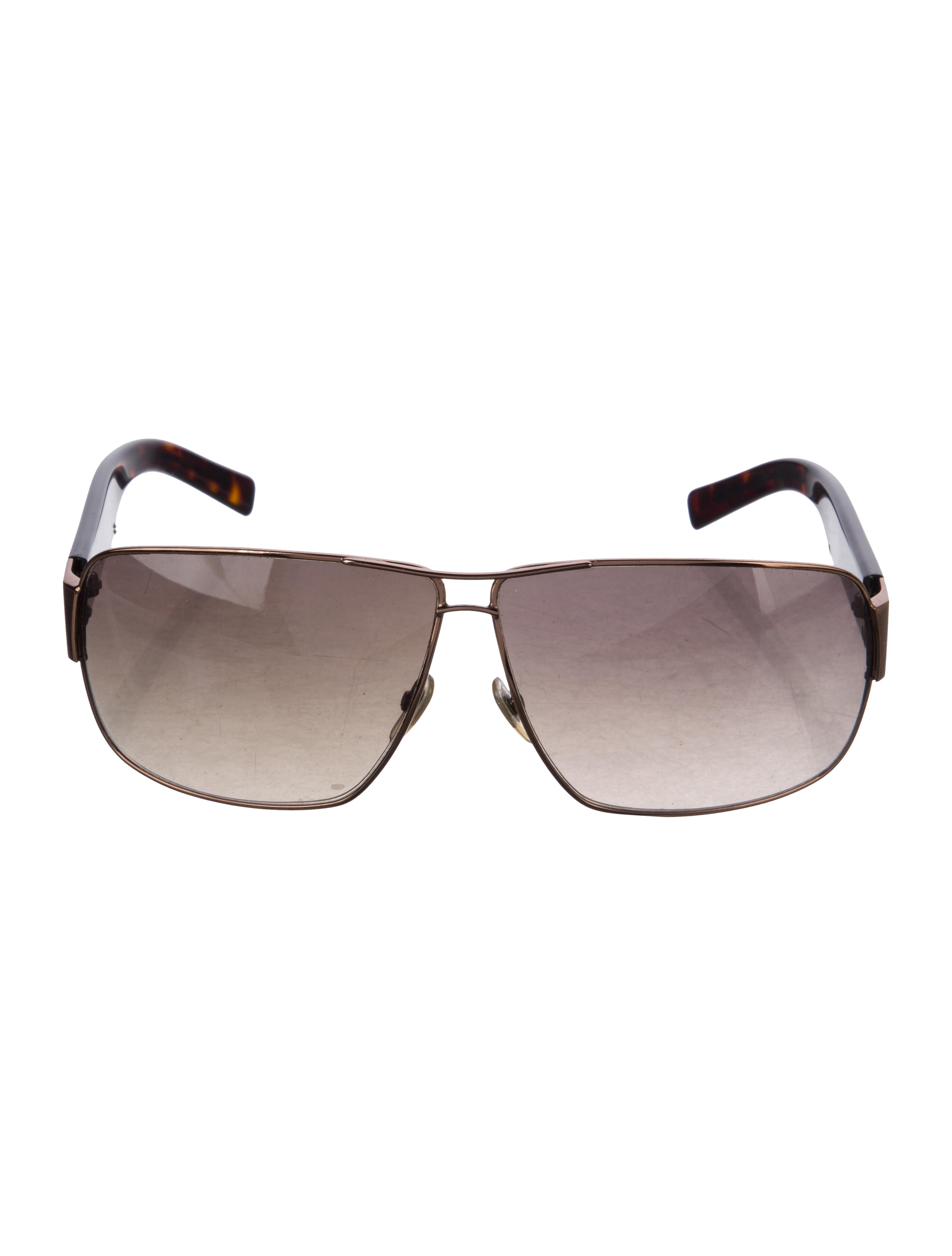 Saint Laurent Square Gradient Sunglasses