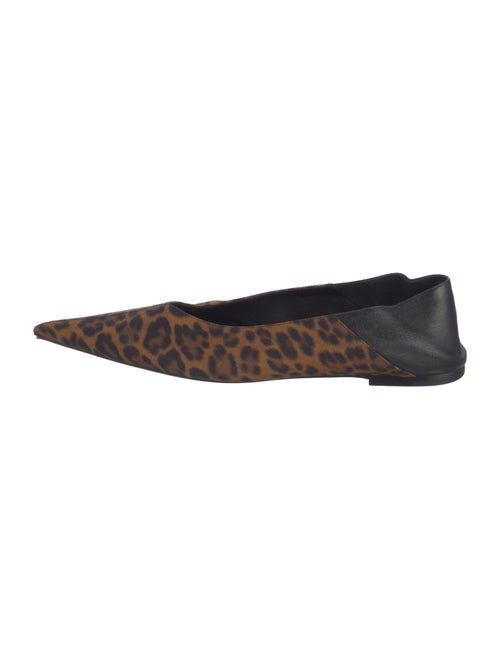 Saint Laurent Animal Print Flats