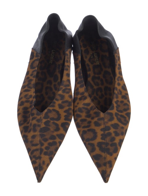 Saint Laurent Animal Print Flats