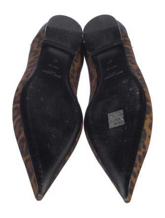 Saint Laurent Animal Print Flats