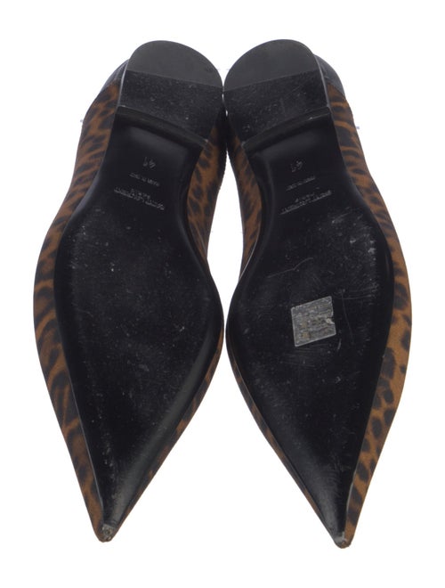 Saint Laurent Animal Print Flats