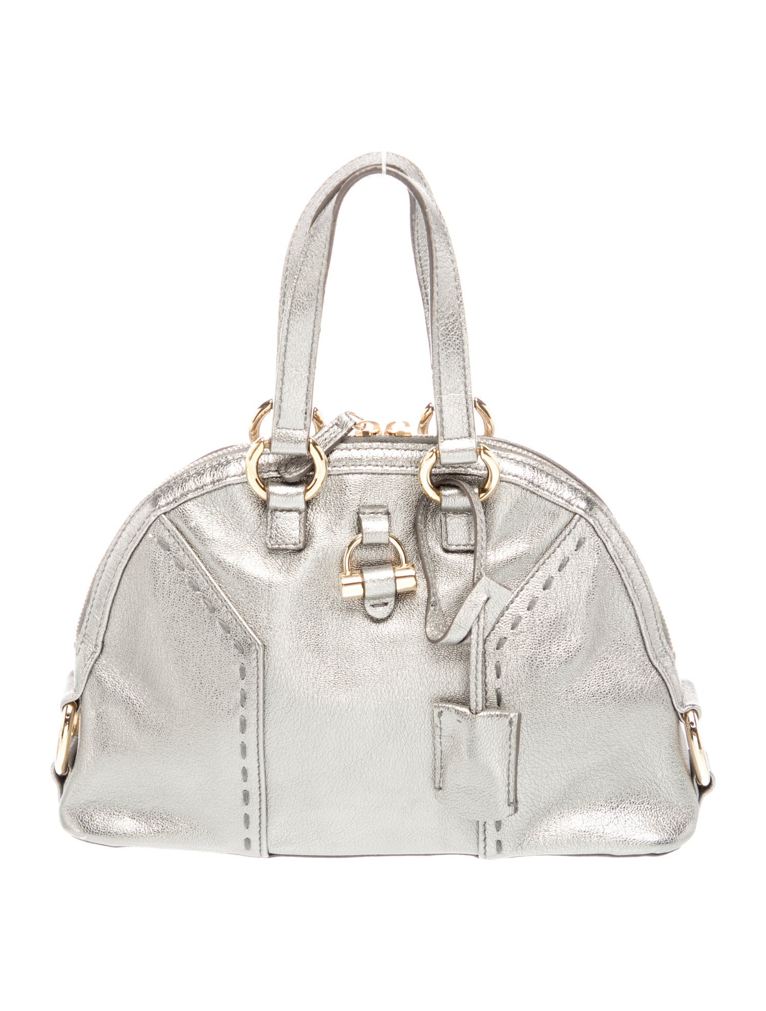 Saint Laurent Leather Top Handle Bag