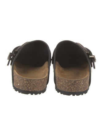 Saint Laurent Leather Mules