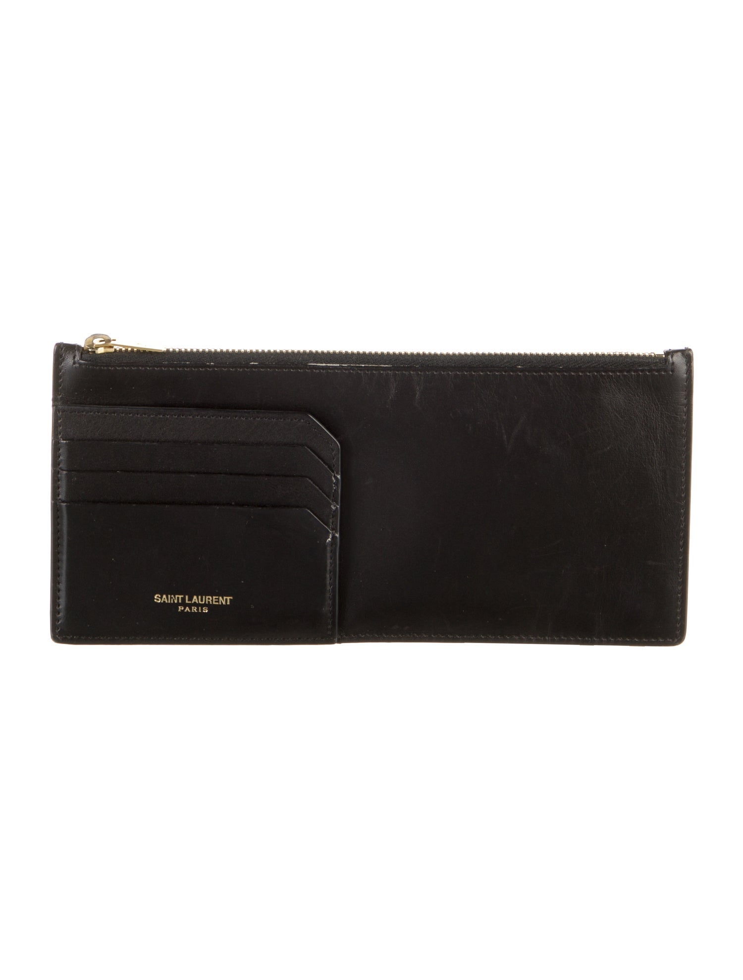 Saint Laurent 2016 Leather Continental Wallet