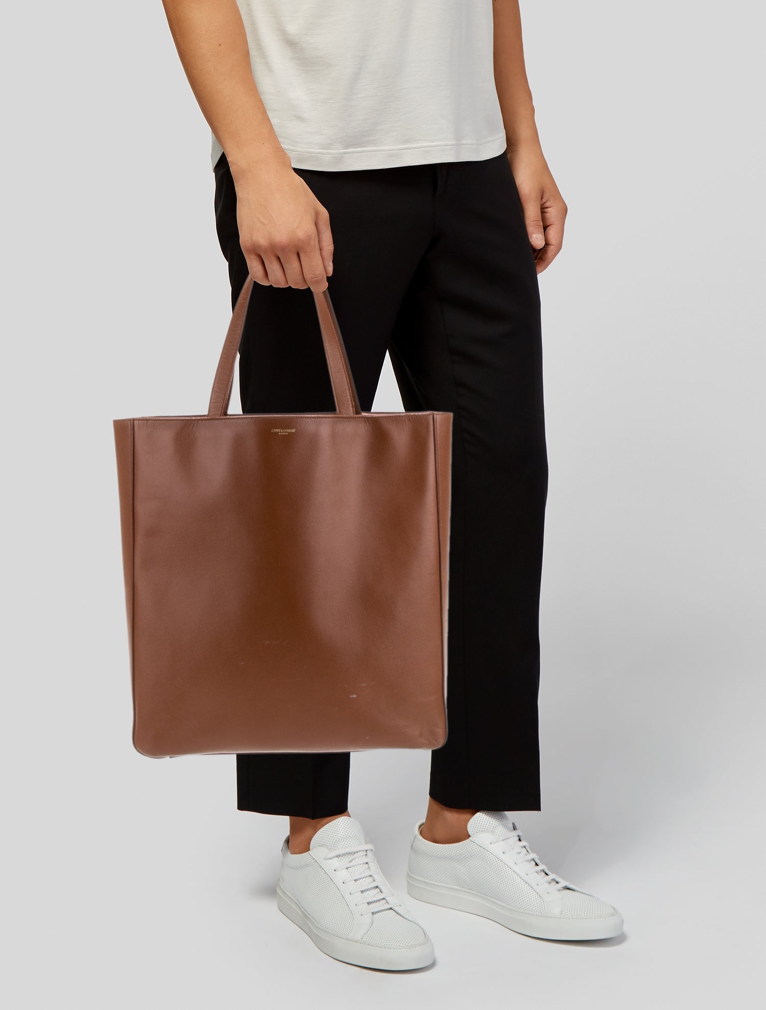 Saint Laurent Leather Tote