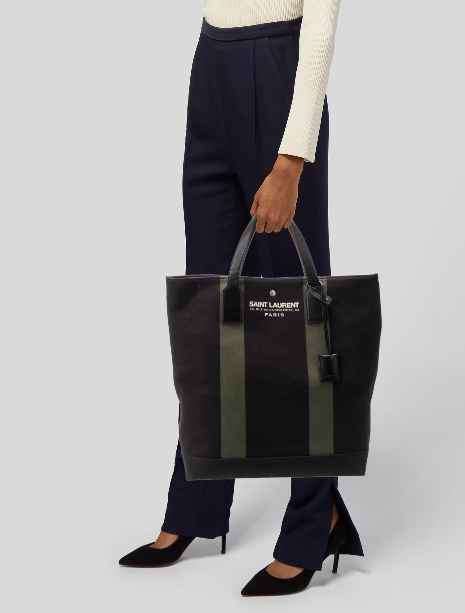 Saint Laurent Canvas Beach East West