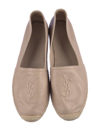Saint Laurent Leather Espadrilles