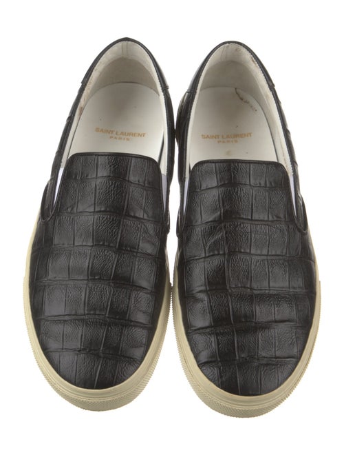 Saint Laurent Leather Printed Sneakers