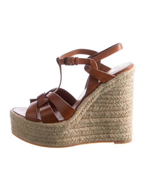 Saint Laurent Leather Espadrilles