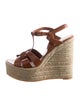 Saint Laurent Leather Espadrilles
