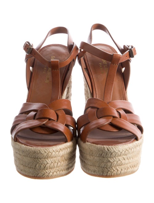 Saint Laurent Leather Espadrilles