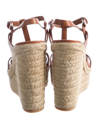 Saint Laurent Leather Espadrilles