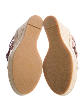 Saint Laurent Leather Espadrilles