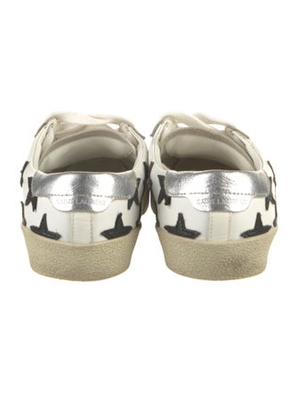 Saint Laurent Leather Colorblock Pattern Sneakers