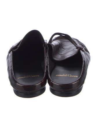 Saint Laurent Peg loafer Leather Mules
