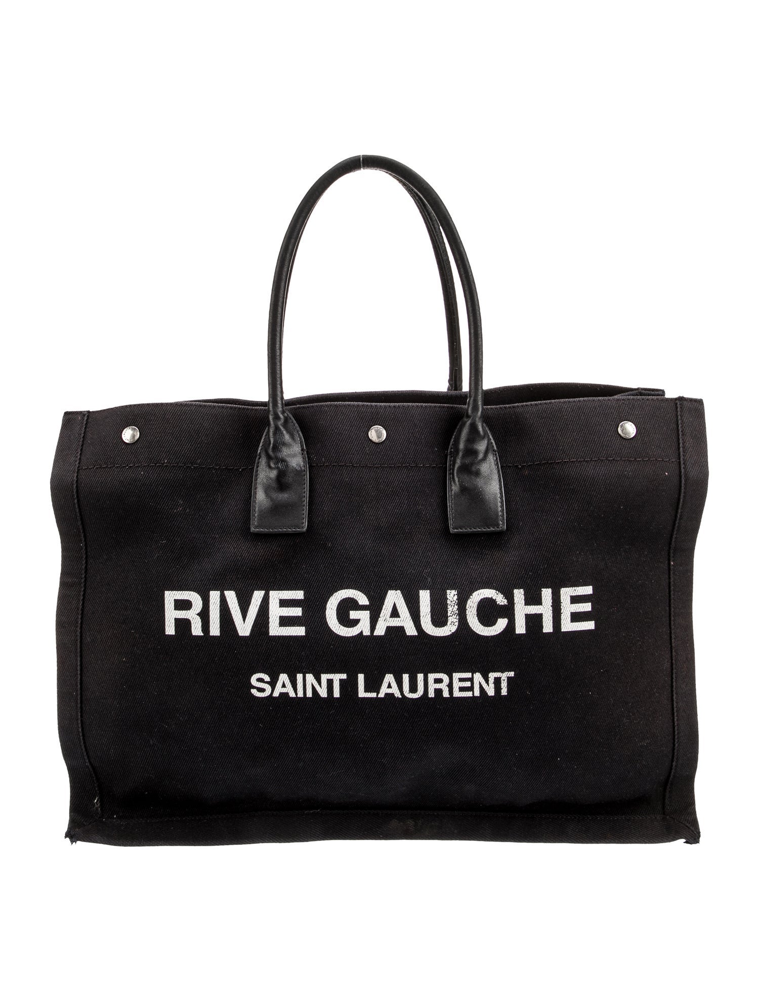 Saint Laurent Canvas Rive Gauche Large