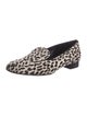 Saint Laurent Fur Animal Print Loafers