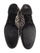 Saint Laurent Fur Animal Print Loafers