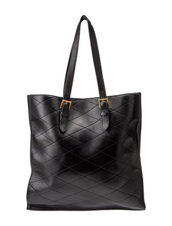 Saint Laurent Leather Sade Puffer Tote 2022