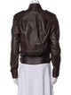Saint Laurent 2022 Leather Bomber Jacket