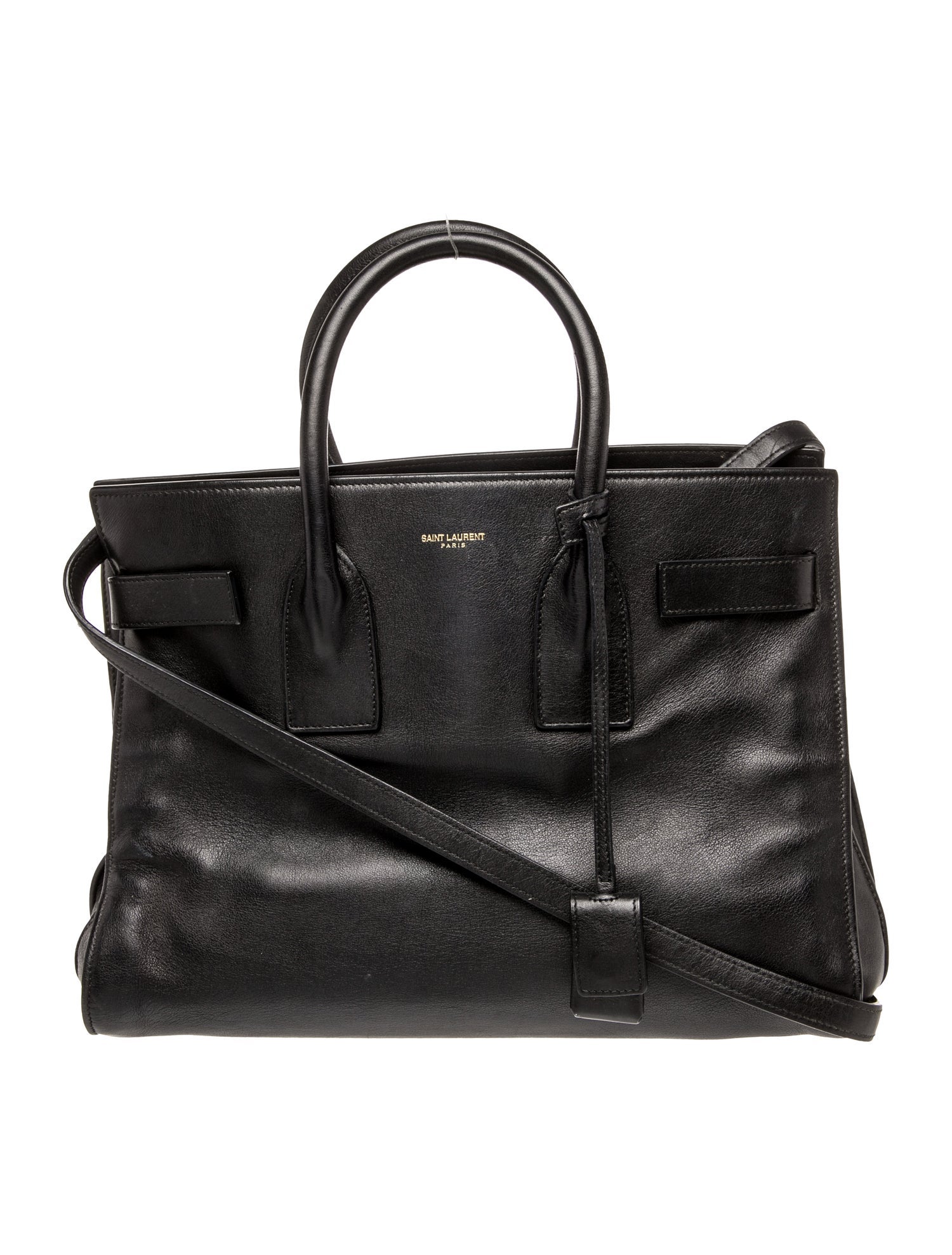 Saint Laurent Leather Sac De Jour Small