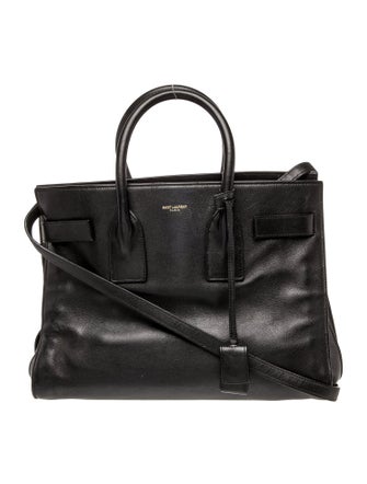 Saint Laurent Leather Sac De Jour Small