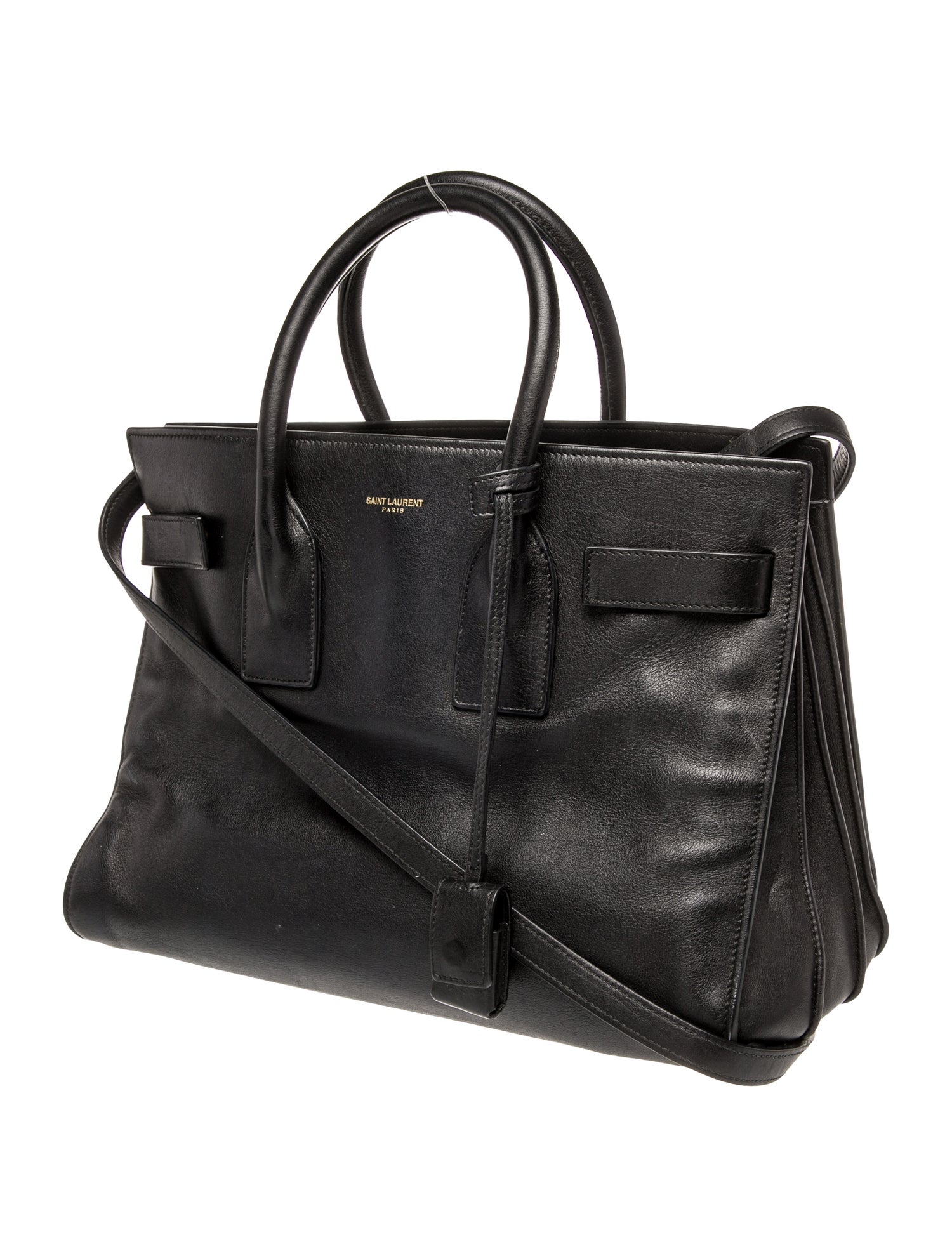 Saint Laurent Leather Sac De Jour Small