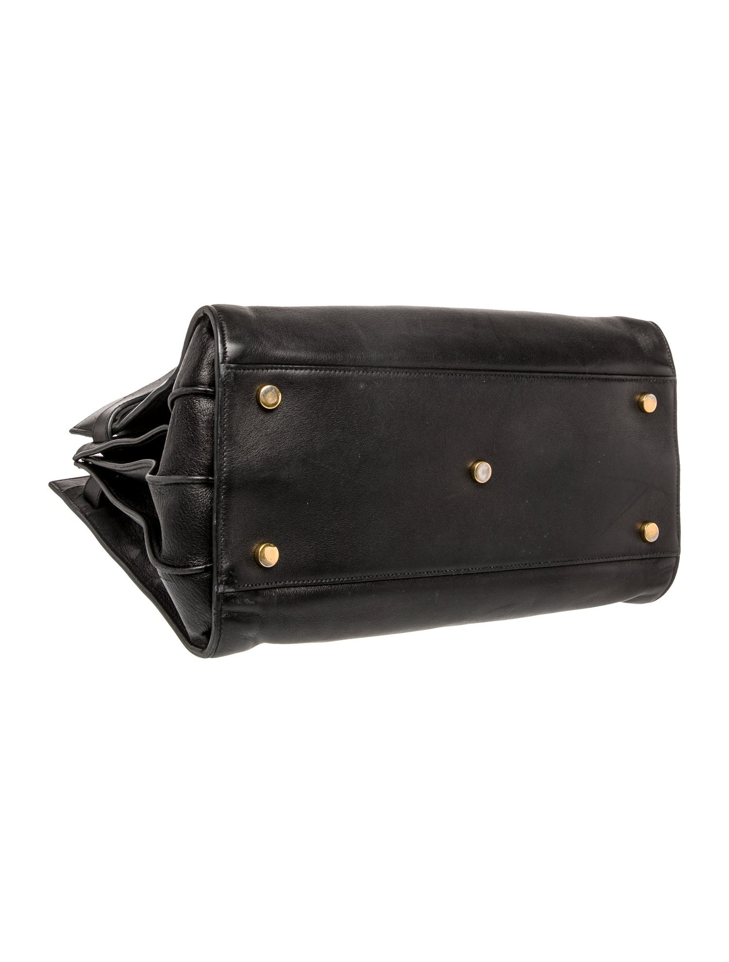 Saint Laurent Leather Sac De Jour Small