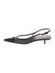 Saint Laurent Mesh Mesh Accents Slingback Pumps