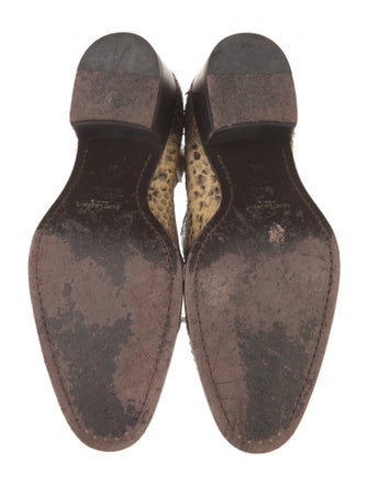 Saint Laurent Snakeskin Animal Print Chelsea Boots