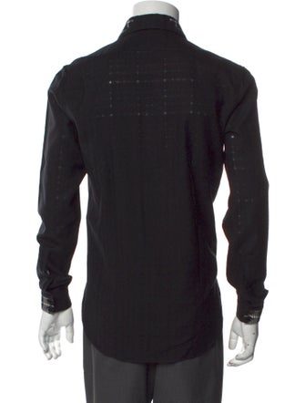 Saint Laurent Wool Long Sleeve Dress Shirt